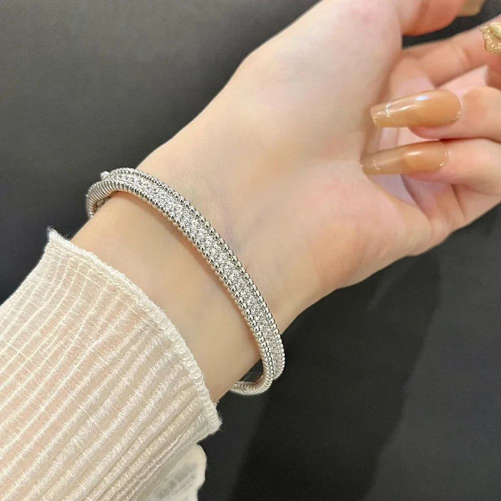 Bracelet 2 Mm full Moissanite