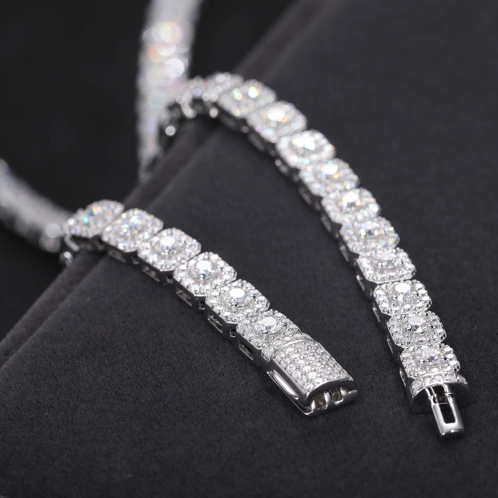 Bracelet Cuban Chain S925 Bracelet VVS1 Moissanite