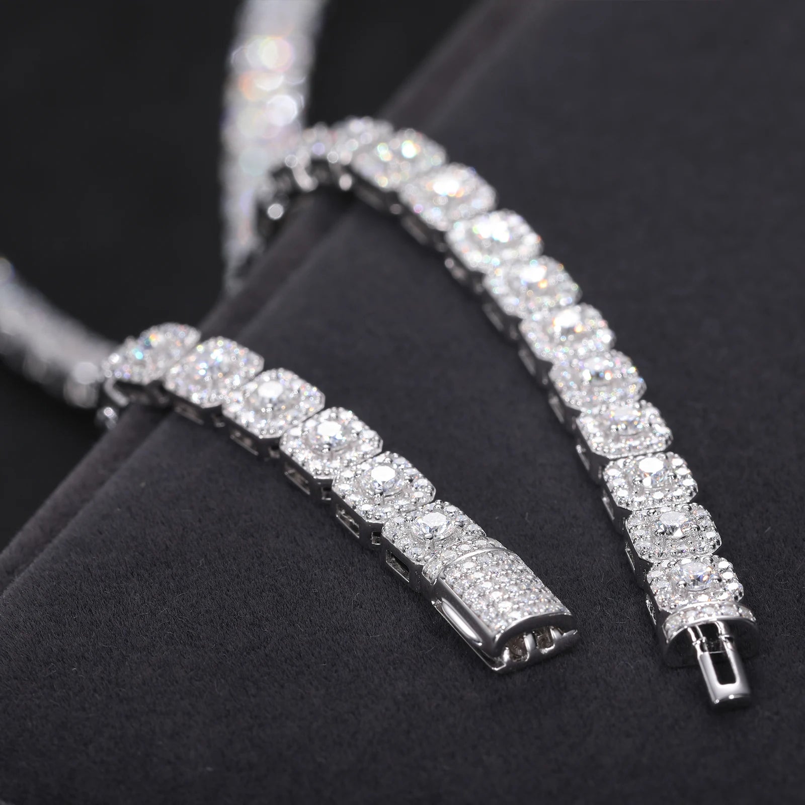 Bracelet Cuban Chain S925 Bracelet VVS1 Moissanite