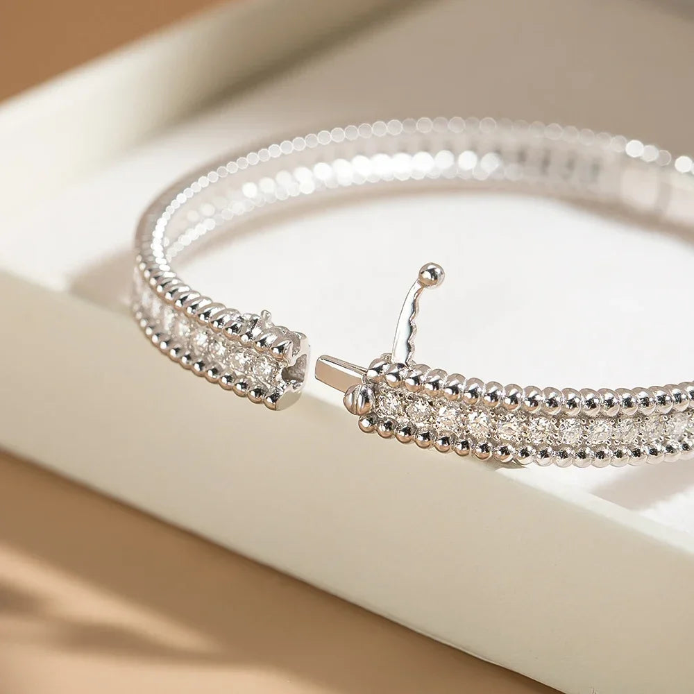 Bracelet 2 Mm full Moissanite