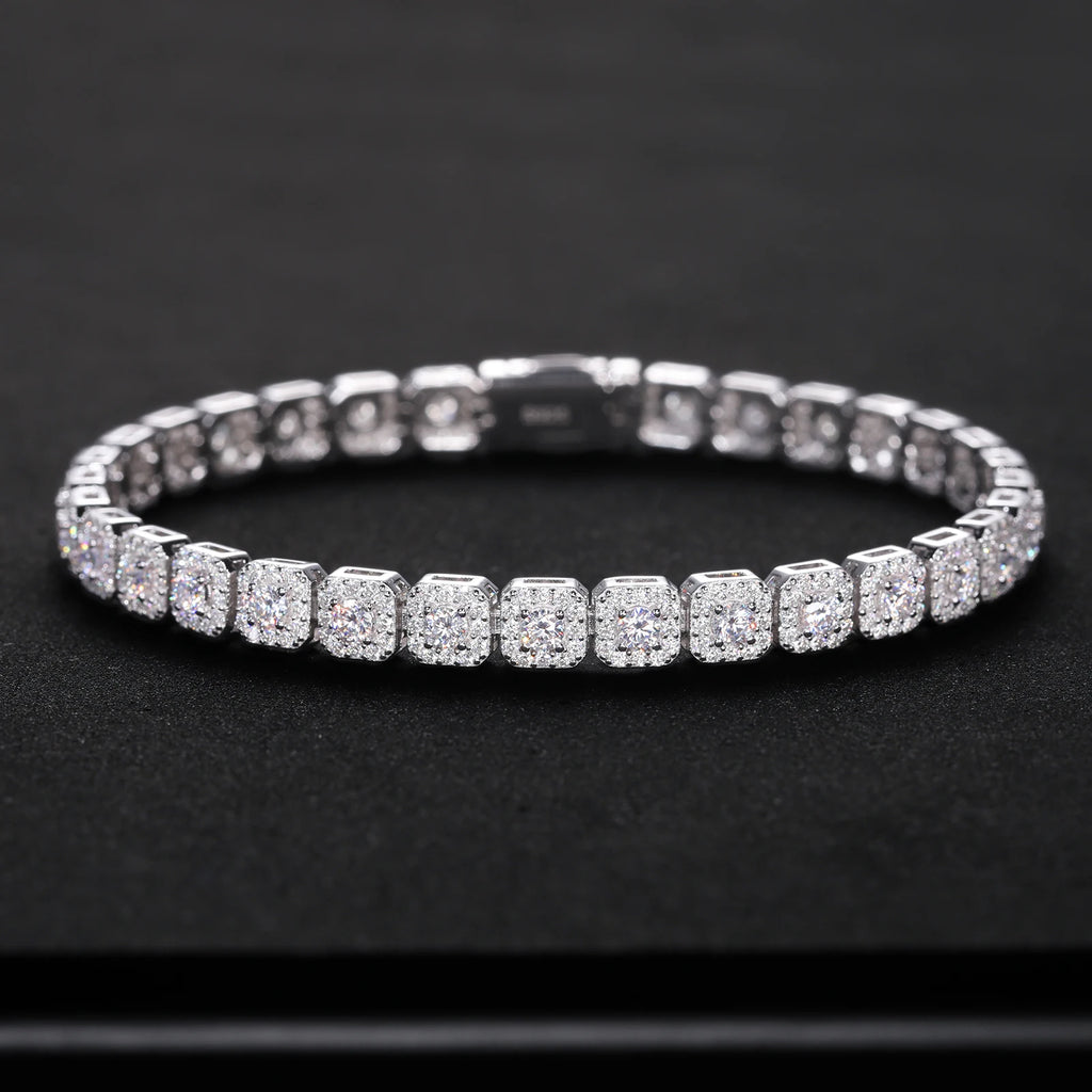 Bracelet Cuban Chain S925 Bracelet VVS1 Moissanite